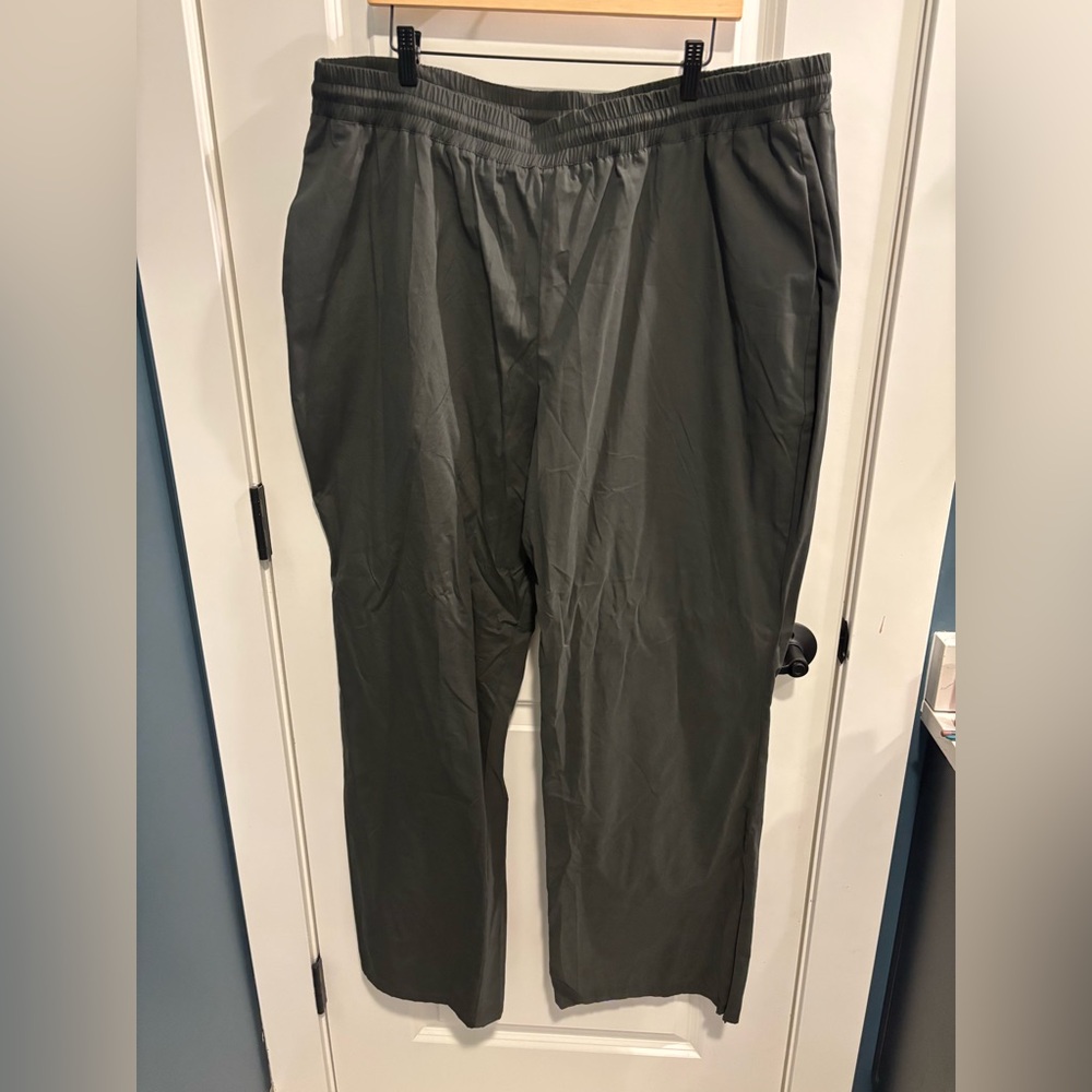 Good American Charcoal Work Pants